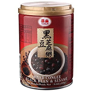 Ninechef Bundle - Taisun - Mixed Congee With Black Beansesame (4 Bottle) + 1 Ninechef Brand Long Handle Spoon