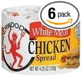 Underwood White Meat Chicken Spread, 4.25oz Cans (pack Of 6)