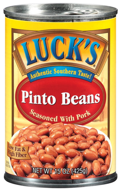 Luck's Pinto Beans 15 Ounce (3 Cans)
