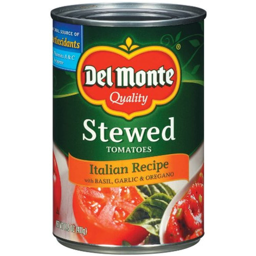 Del Monte Stewed Tomatoes Italian Recipe, 14.5-ounce (pack Of 8)