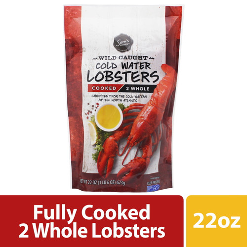 Sam’s Choice Wild Caught Whole Cooked Lobster, 22 Oz