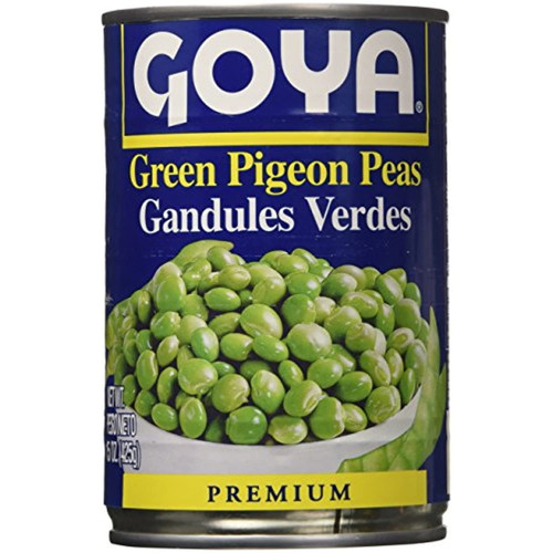 Goya Green Pigeon Peas-15 Ounce, 6 Count
