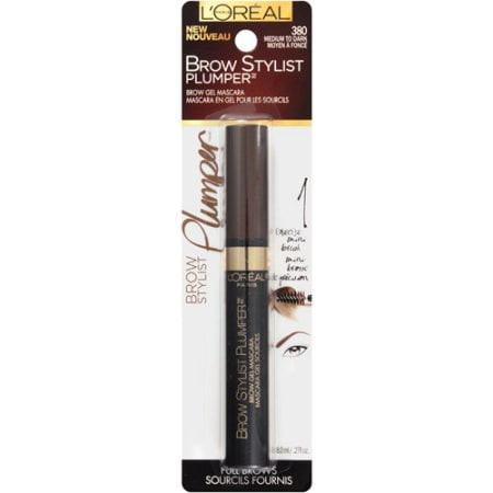 L'oreal Paris Brow Stylist Brow Plumper, Medium To Dark