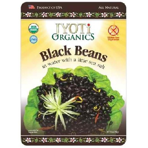 Jyoti Organics  Jyoti Organics Black Beans - 6x10oz