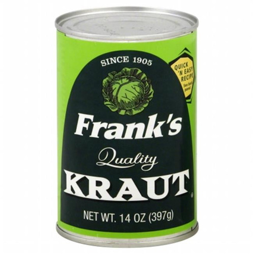 Franks  Sauerkraut Shrd Can