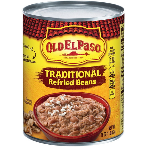 12 Packs : Old El Paso Refried Small Beans, 16 Oz