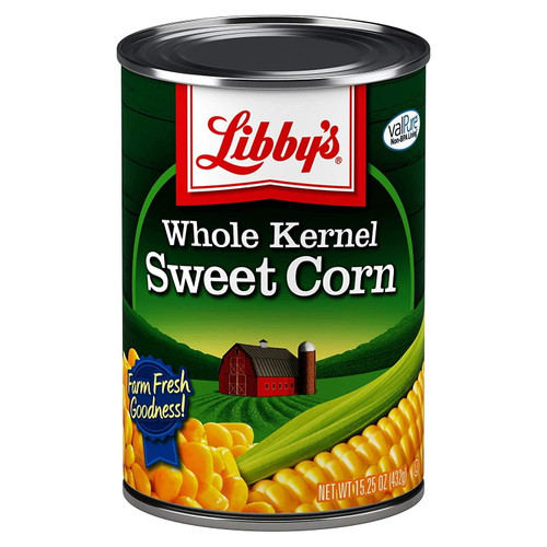 Libby's Whole Kernel Sweet Corn, 15 Oz Cans, Quantity Of 12