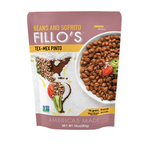 (6 Pack)fillo's Beans - Tex Mex Pinto, 10 Oz.