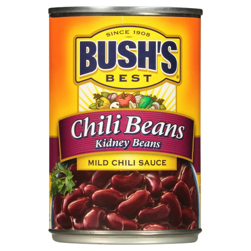 Bush's Kidney Chili Beans In Mild Chili Sauce, 16 Oz Can