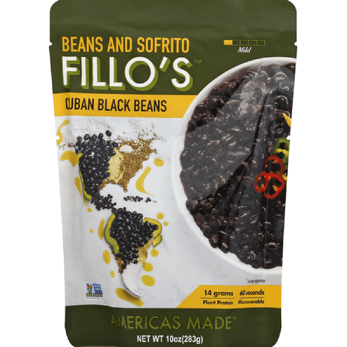 Fillo's Cuban Black Beans, 10 Oz [pack Of 6]
