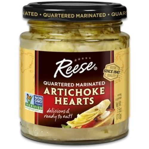 Reese Quartered Marinated Artichoke Hearts 7.5 Oz (pack Of 6)