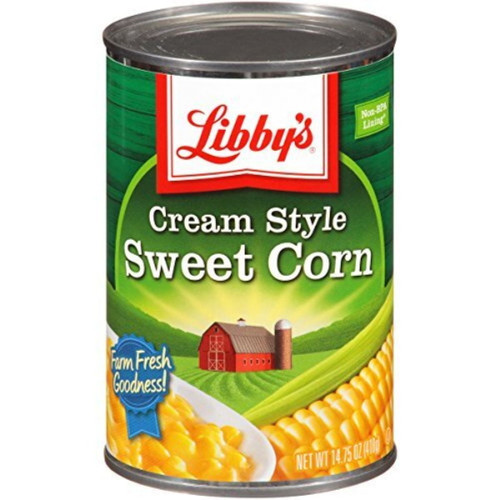 Libby's Cream Style Corn, 14.75 Oz Can, Quantity Of 2