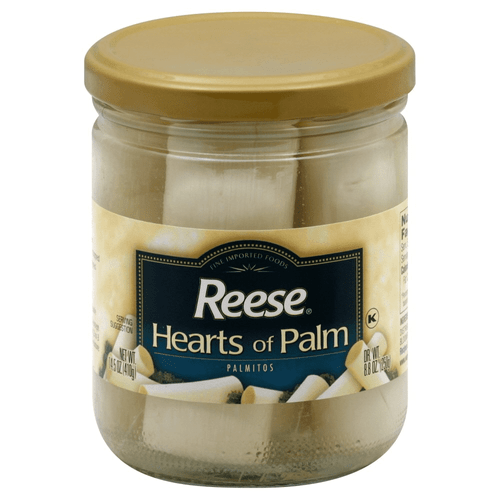 Reese Hearts Of Palm Glass Jar, 11.64 Oz [pack Of 12]