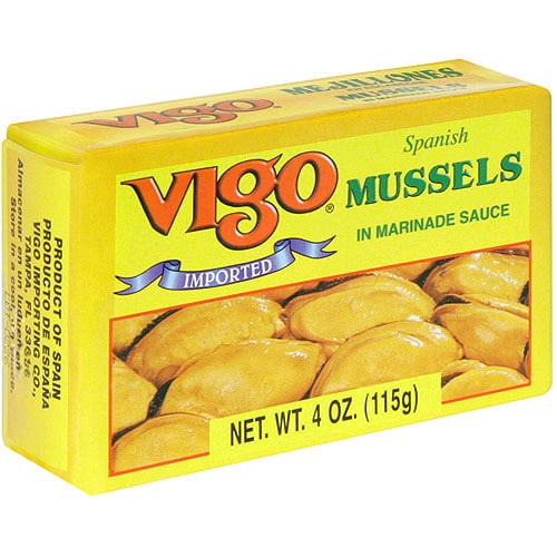 Vigo Spanish Mussels In Marinade Sauce, 4 Oz (pack Of 10)