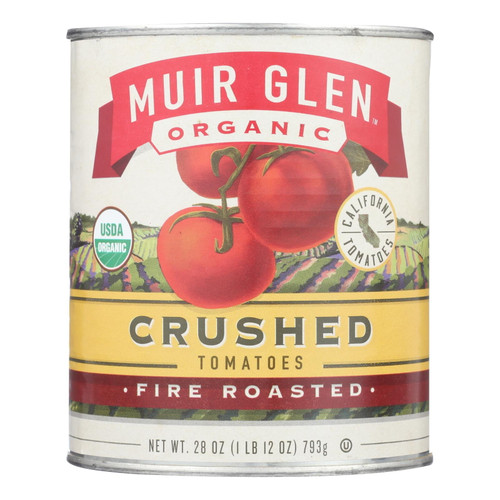 Muir Glen Organic Crushed Tomatoes Fire Roasted 28 Fl Oz Pack Of 2