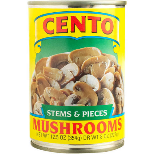 Cento Sliced Mushrooms Stems And Pieces, 8 Oz [pack Of 24]