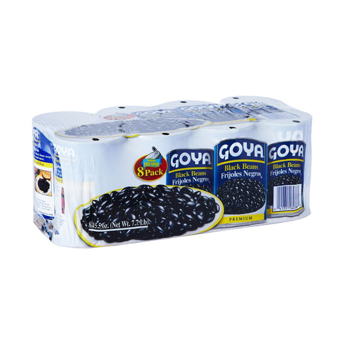 Goya Black Beans - Frijoles Negros 8pk Of 15.5 Ounce Cans