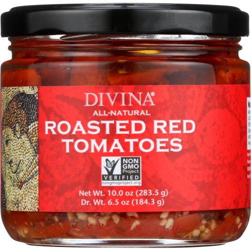 Divina Roasted Red Tomatoes, 10 Oz (pack Of 6)