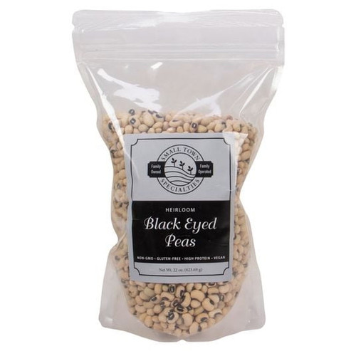 Small Town Specialties Black Eyed Peas, Heirloom-22 Oz