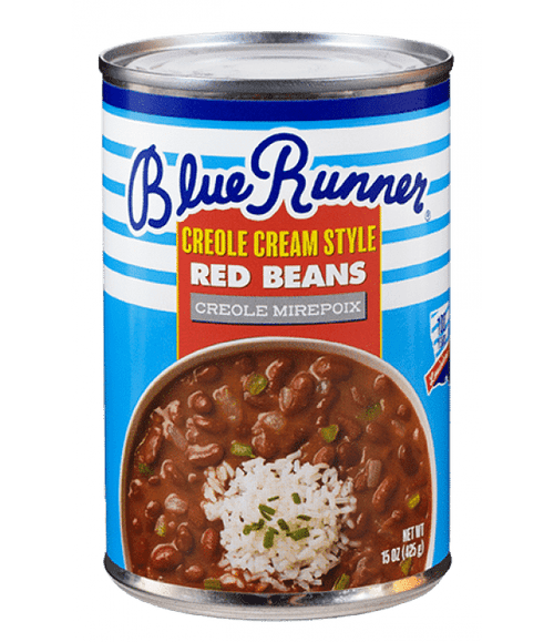 Blue Runner Creole Cream Style Red Beans With Mirepoix 16oz (6 Pack)