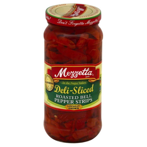 Mezzetta Deli-sliced Roasted Bell Pepper Strips, 16 Oz (pack Of 6)