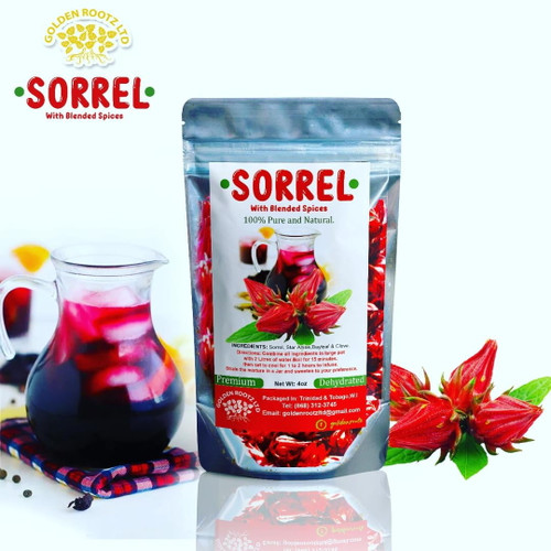 (2 Packs) Sorrel /hibiscus With Bayleaf , Clove & Star Anise 4oz (dehydrated)