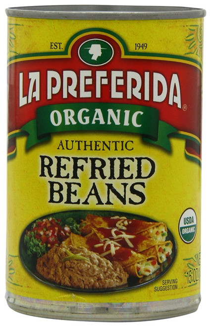 La Preferida Organic Refried Pinto Beans , 15 Oz (pack - 3)