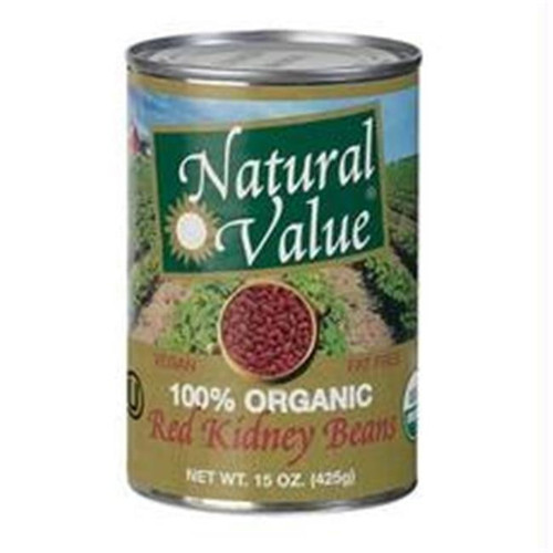 Natural Value Red Kidney Beans, Organic-3 X 15 Oz