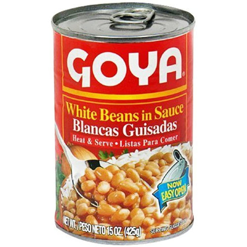 Goya White Beans In Sauce 15 Oz