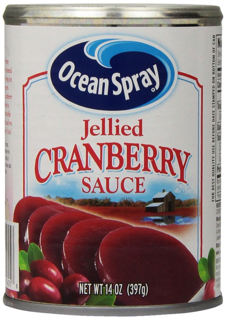 Ocean Spray Cranberry Sauce Jellied, 14 Oz
