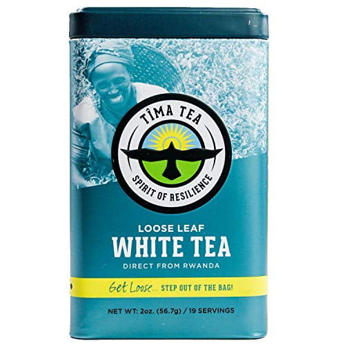 Tima Tea Organic Fair Trade Loose Leaf White Tea 2 Oz.