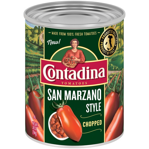 Contadina San Marzano Style Chopped Tomatoes, 28 Oz Can