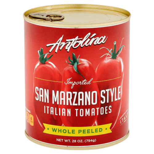 Antolina Imported Whole Peeled San Marzano Italian Tomatoes, 28 Oz [pack Of 12]