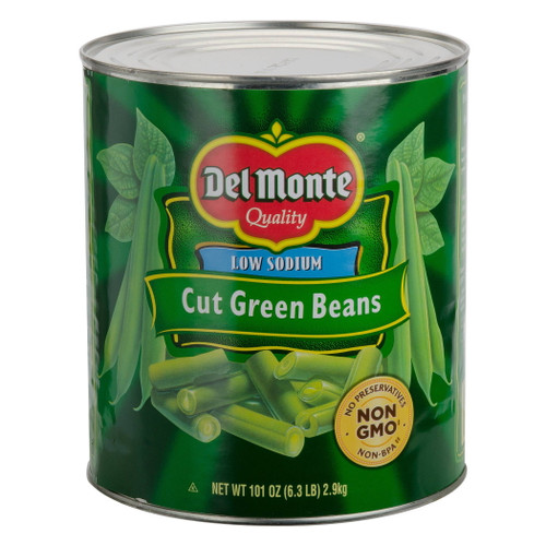 Del Monte Fancy Cut Green Beans - 101 Oz.
