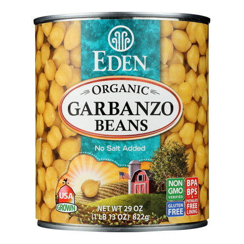 Eden Foods Organic Garbanzo Beans 29 Oz Pack Of 3