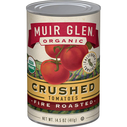 Muir Glen Organic Crushed Tomatoes Fire Roasted 14.5 Oz Pack Of 2