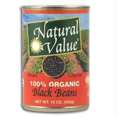 Natural Value Natural Value  Black Beans, 15 Oz