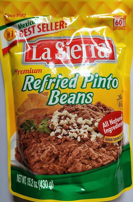 La Sierra Premium Refried Pinto Beans 15.2 Oz – Multipack Of 4