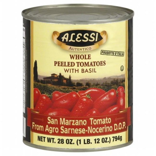 Alessi Tomato Peeled San Marzano-28 Oz -pack Of 12