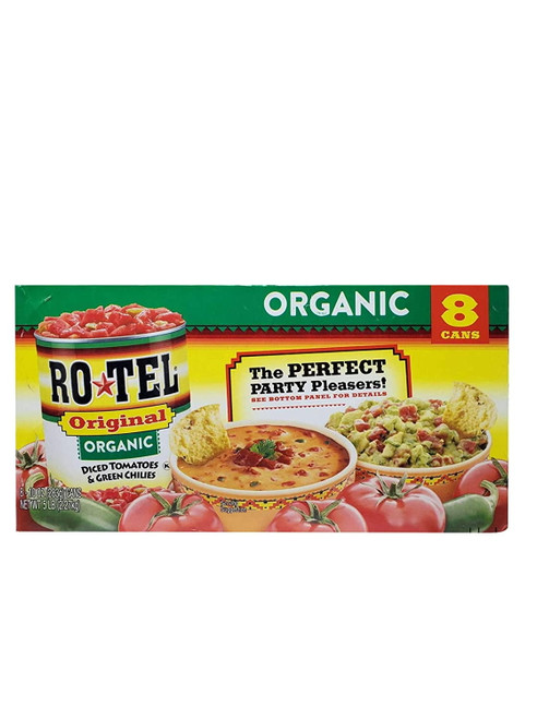 Ro*tel Original Organic Diced Tomatoes & Green Chilies, 10 Ounce Can (pack Of 8)