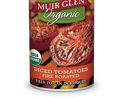 12 Pack : Muir Glen Organic Diced Tomatoes, Fire Roasted, 14.5 Oz