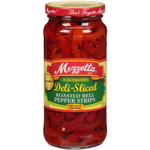 Mezzetta Deli-sliced Roasted Bell Pepper Strips, 16 Fl Oz (pack Of 6)