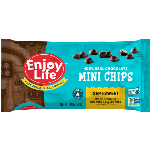Enjoy Life Foods, Mini Chips, Semi-sweet Chocolate, 10 Oz Pack Of 4