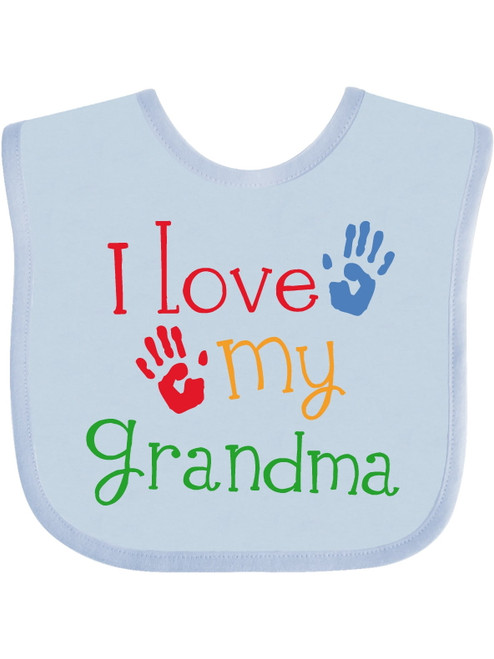 Inktastic I Love My Grandma Gift Baby Boy Or Baby Girl Bib