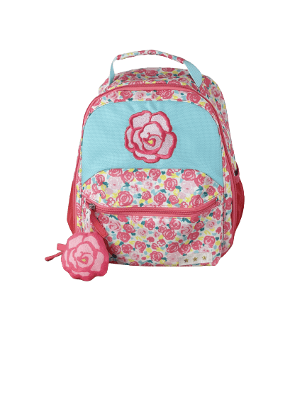Avey Baby Floral Kid’s Carry Backpack, Pink