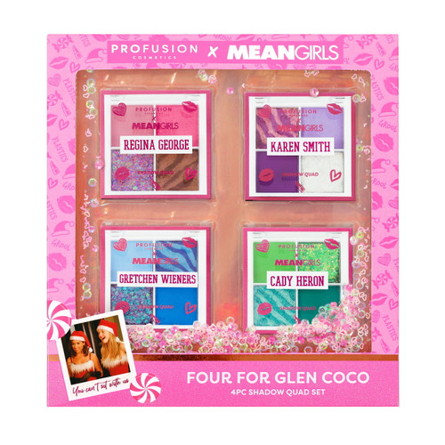 Profusion Mean Girls Four For Glen Coco 4pc Eyeshadow Quad Set