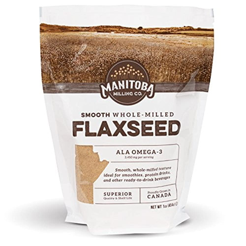 Manitoba Milling Finest Whole Milled Smooth Golden Flaxseed Flax Seed Powder 1 Lb 16 Oz Fiber Protein Ala Omega 3 Fats Non Gmo Gluten Free Farm To You Family Owned Farm Company