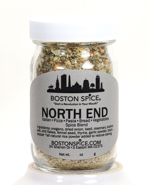 Boston Spice North End Handmade Gourmet Italian Herb Seasoning Blend For Pizza Pasta Sauce Meatballs Vegetables Bread Dipping Oils Popcorn Dip Spreads Salad Dressing 1/2 Cup Spice 2oz/57g