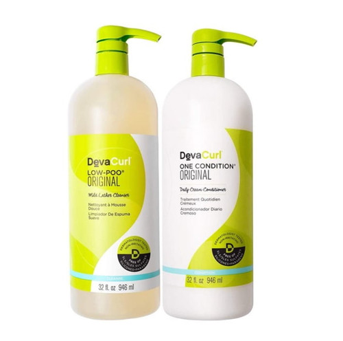 Devacurl  Low-poo Original & One Condition Original Duo  32 Oz