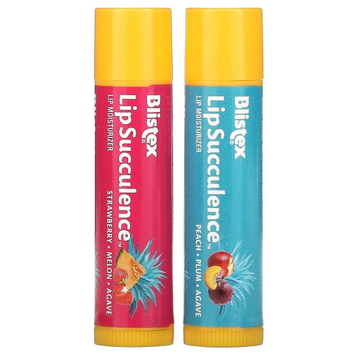 Blistex, Lip Succulence, Tropical, 2 Pack, 0.15 Oz (4.25 G) Each